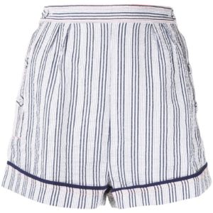Suboo Striped High Waisted Shorts