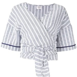 Suboo Rush Stripe Wrap Top