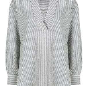 Nobody Denim Popover Striped Tunic Shirt
