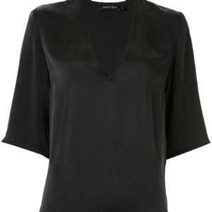 Nobody Denim Deep V-Neck Blouse
