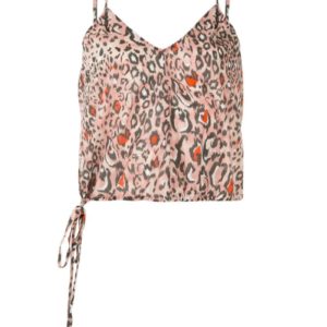Suboo Uma Leopard Print Drawstring Top