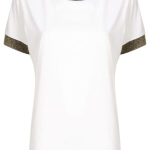 Suboo Luna Metallic Contrast Panel T-Shirt