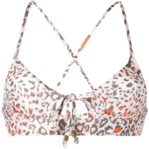 Suboo Uma Leopard Tie-Front Top