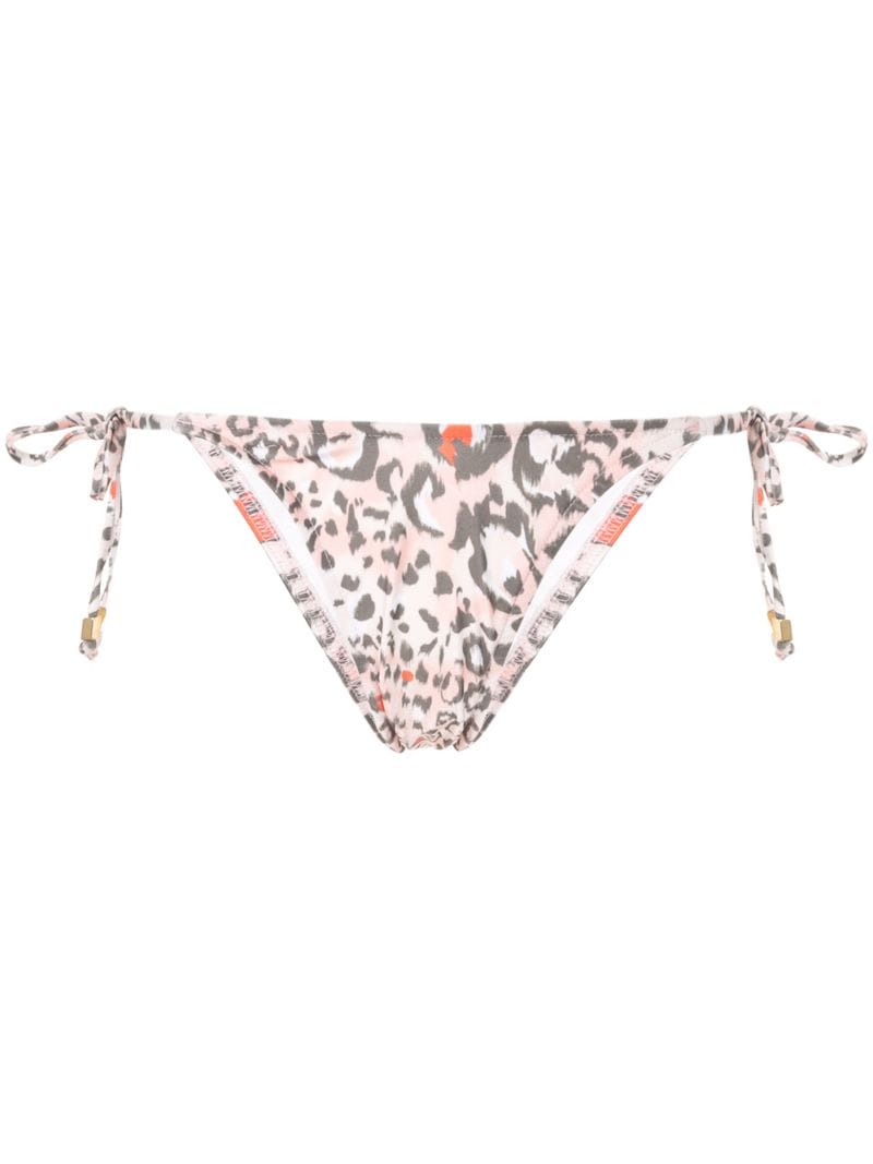 Suboo Uma Leopard-Print String Bottoms