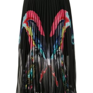 Romance Was Born Pleated Midi Skirt