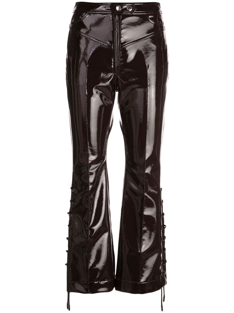 Ellery Westward Lace-Up Flared Trousers