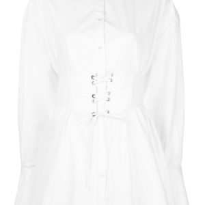 Ellery Crushing Corset Belt Shirt