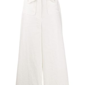 Zimmermann Super Eight Wide-Leg Linen Trousers