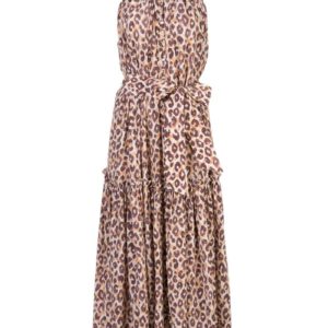 Zimmermann Swing Leopard Print Dress