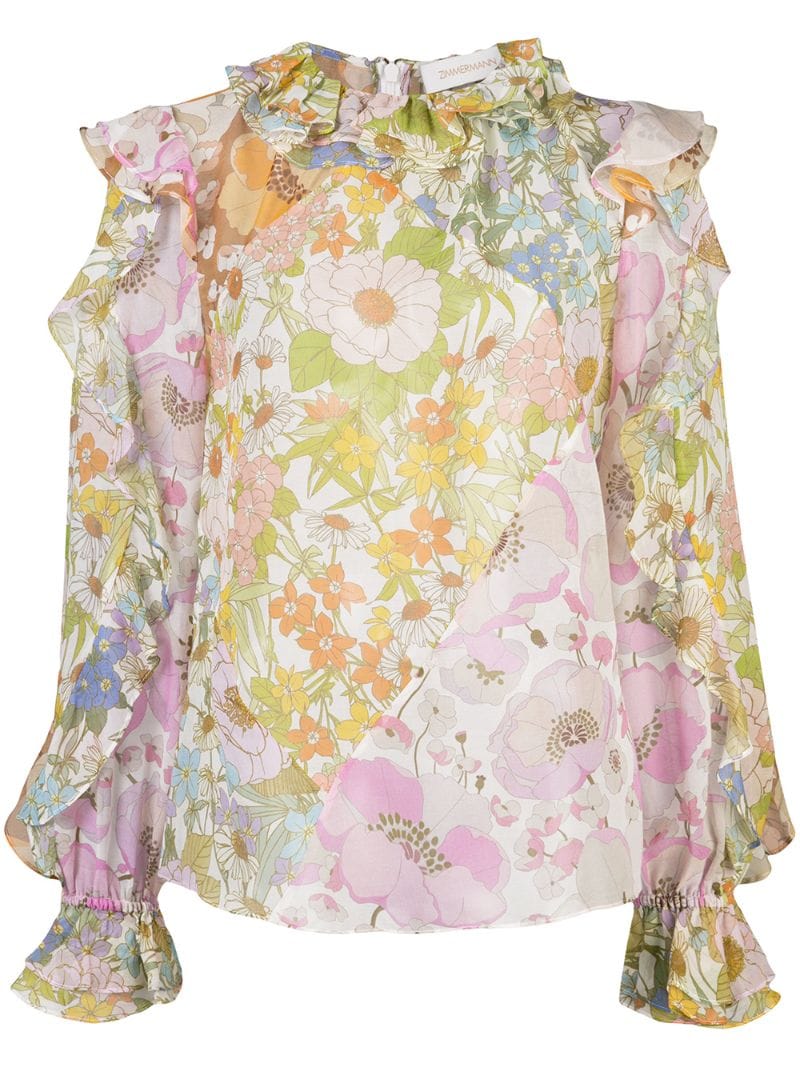 Zimmermann Super Eight Ruffled Blouse