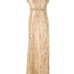Alice McCall Lace Print Ruffle Dress