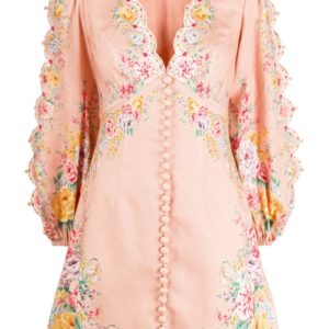 Zimmermann Floral Print Mini Dress