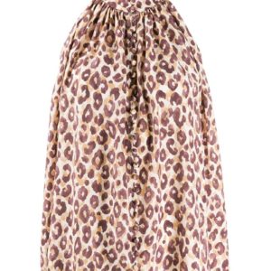 Zimmermann Leopard-Print Halterneck Top