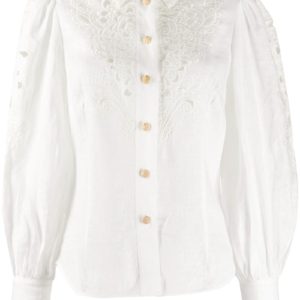 Zimmermann Laser Cut Detail Shirt