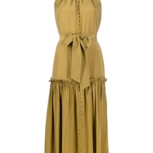 Zimmermann High Neck Flared Dress