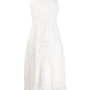 Zimmermann Embroidered Floral Flared Dress