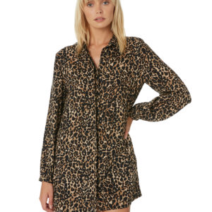 Volcom Fad Friend Dress Animal Print