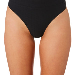 Nine Islands Donny High Waist Pant Black Textured