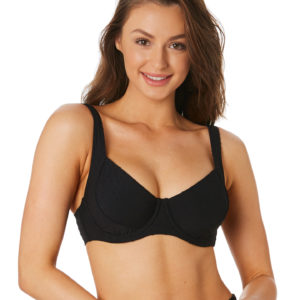 Nine Islands Donny Underwire Bra Black Textured