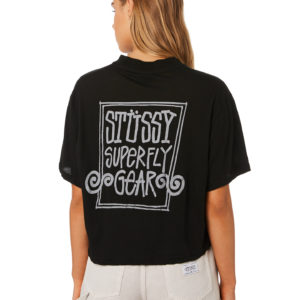 Stussy Ventura Boxy Tee Black