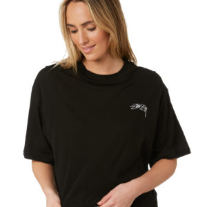 Stussy Modern Designs Boxy Tee Black
