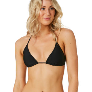 All About Eve Eve String Tie Tri Top Black