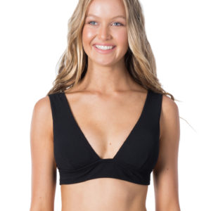 Rip Curl Premium Surf Deep V Top Black