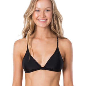 Rip Curl Love N Surf Crossback Tri Separate Top Black