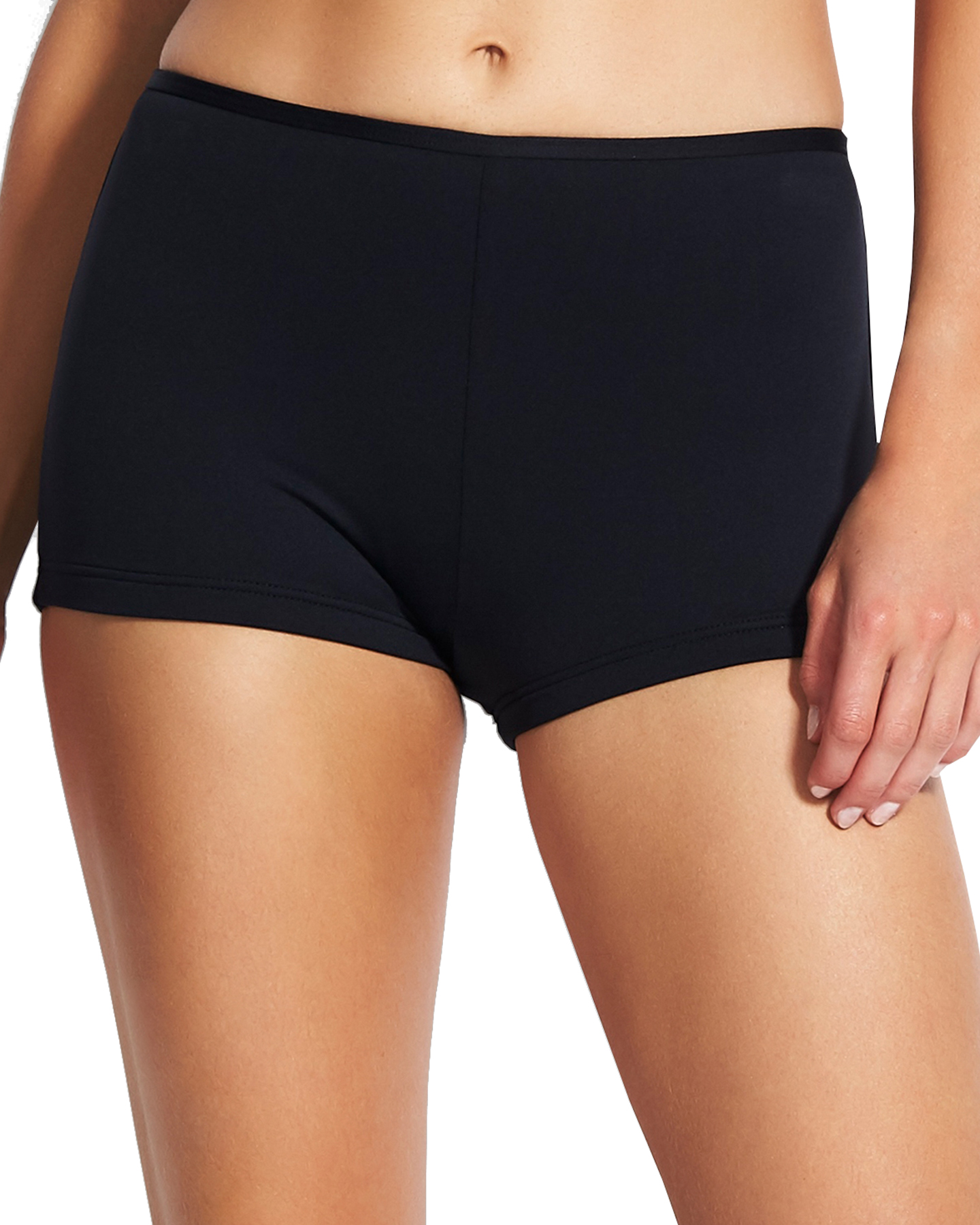 Seafolly Plains Boyleg Pant Black