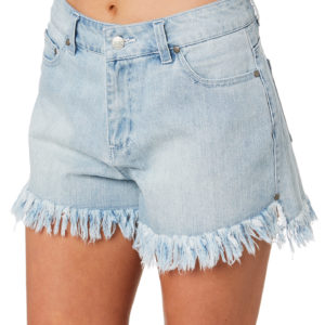 Swell Niki Boyfriend Denim Short Blue Wash
