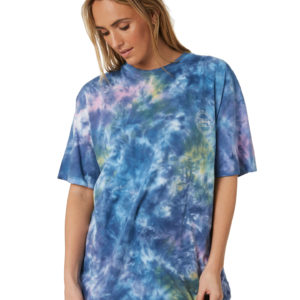 Stussy Billie Tie Dye Tee Blue