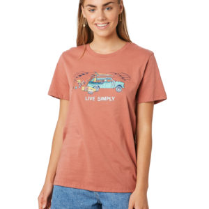 Patagonia Womens Live Simply Lounger Organic Tee Century Pink