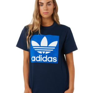 Adidas Womens Bf Tee Collegiate Navy Collegiate Navy