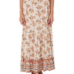 The Hidden Way Luca Maxi Skirt Cream Cream