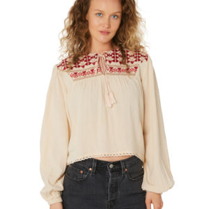 Saint Helena Flaxen Blouse Dust Tan Dust Tan