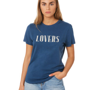 Elwood Lovers Tee Dusty Navy Dusty Navy