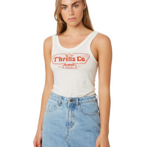 Thrills Eagle Badge Retro Tank Egret Egret