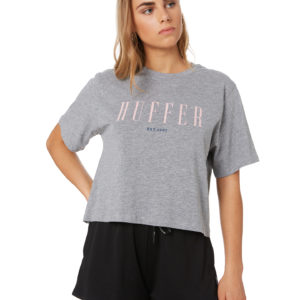 Huffer Bella Mast Tee Grey Marle