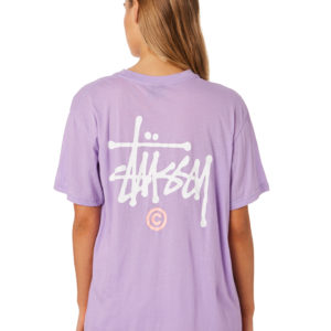 Stussy Central Bf Tee Lavender Lavender