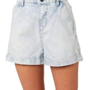 The Hidden Way Drew High Waisted Short Light Acid