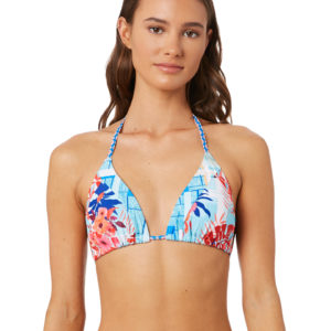 Piha Tartan Mix Sliding Tri Top