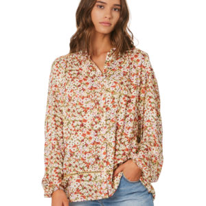 The Hidden Way Womens Frankie Boho Shirt Natural