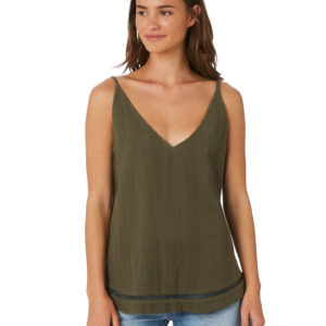 Rip Curl Wategoes Cami Olive Olive