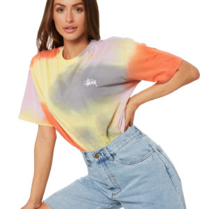 Stussy Ruben Tie Dye Tee Orange