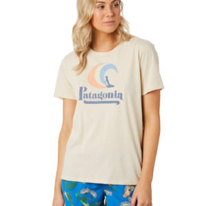 Patagonia Womens On Rail Organic Tee Oyster White