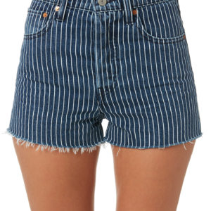 Levi'S X Stranger Things Ribcage Short Strange Pinstripe Pinstripe