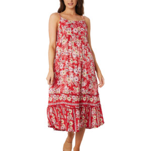 O'Neill Daisy Chain Dress Red Floral