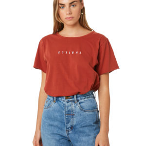 Thrills Minimal Thrills Loose Fit Tee Rocker Red