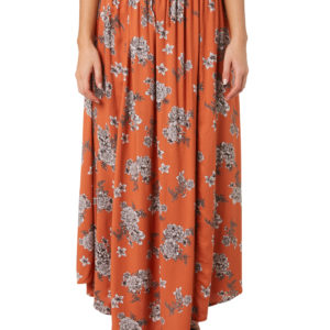 O'Neill Paloma Skirt Rust Floral Rust Floral