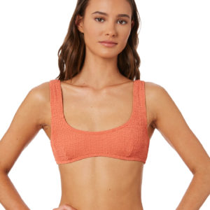 Swell Oceanside Crop Top Tuscan Orange